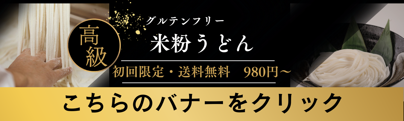 【お試し】グルテンフリー 米粉うどん と グルテンフリー うどんダシ付き １人前セット